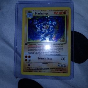 1st Edition Pokemon WOTC Machamp New